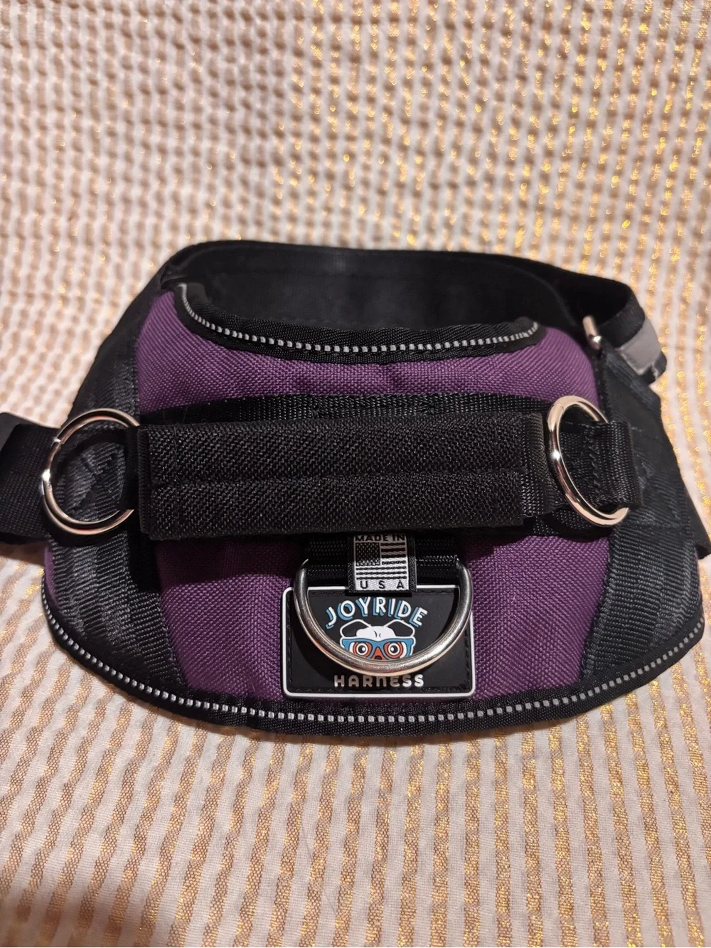 JoyRide Dog Harness Size Medium Purple